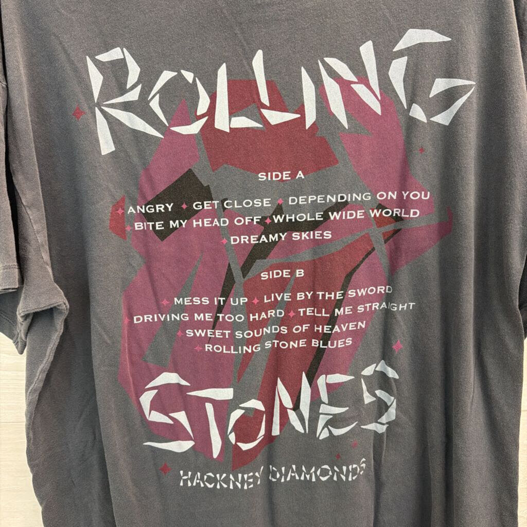 American Eagle Dark Grey Rolling Stones Tee L/XL