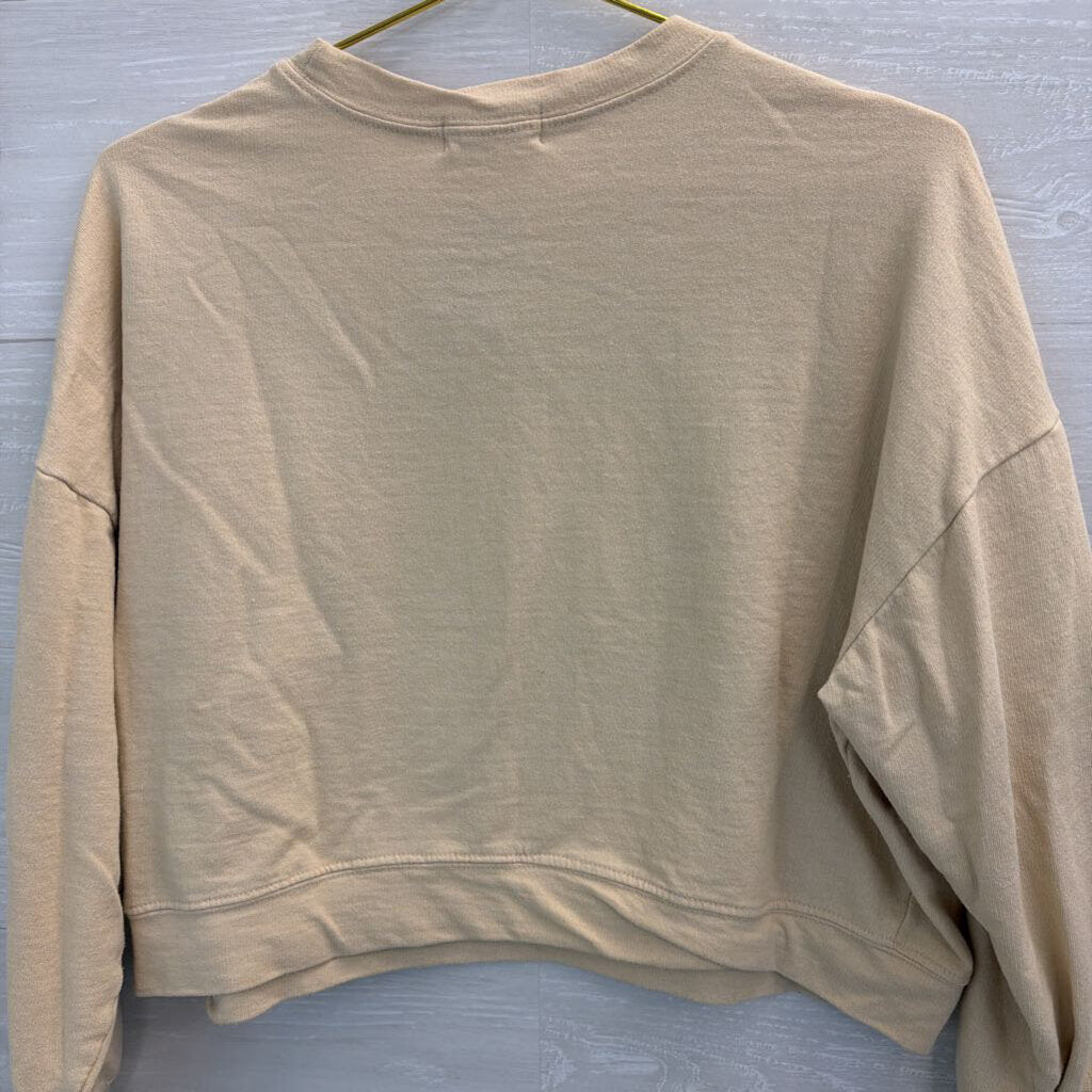 Altar'd State Cropped Graphic Sweatshirt Small