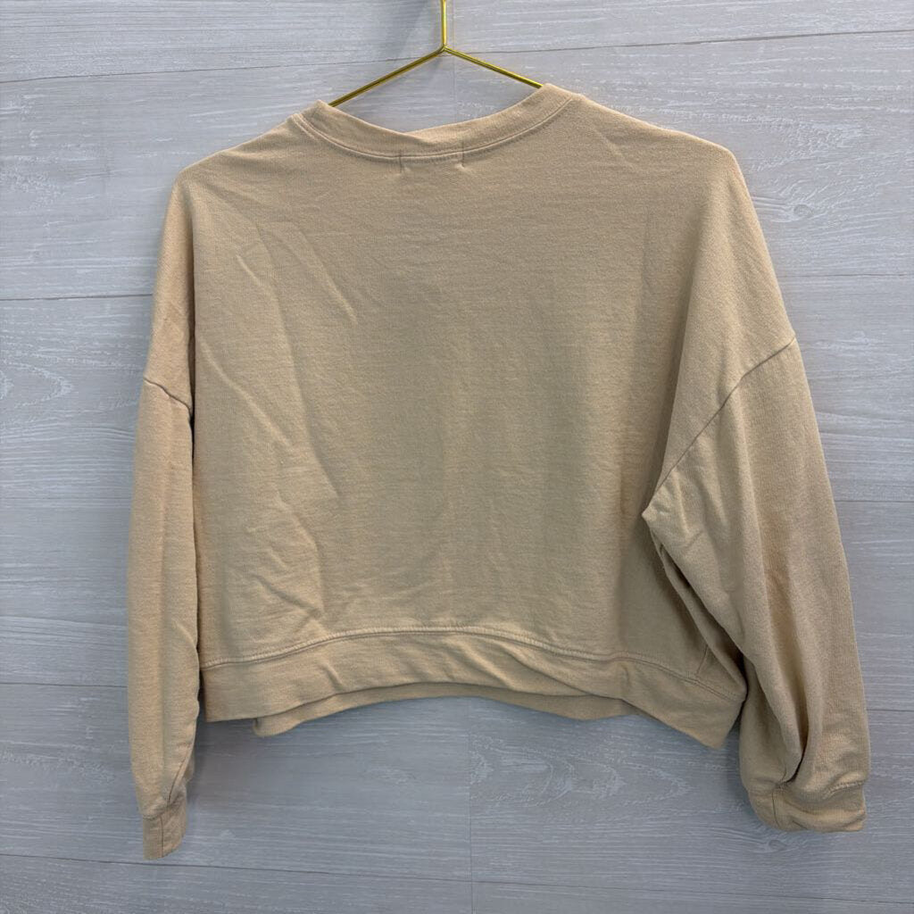 Altar'd State Cropped Graphic Sweatshirt Small