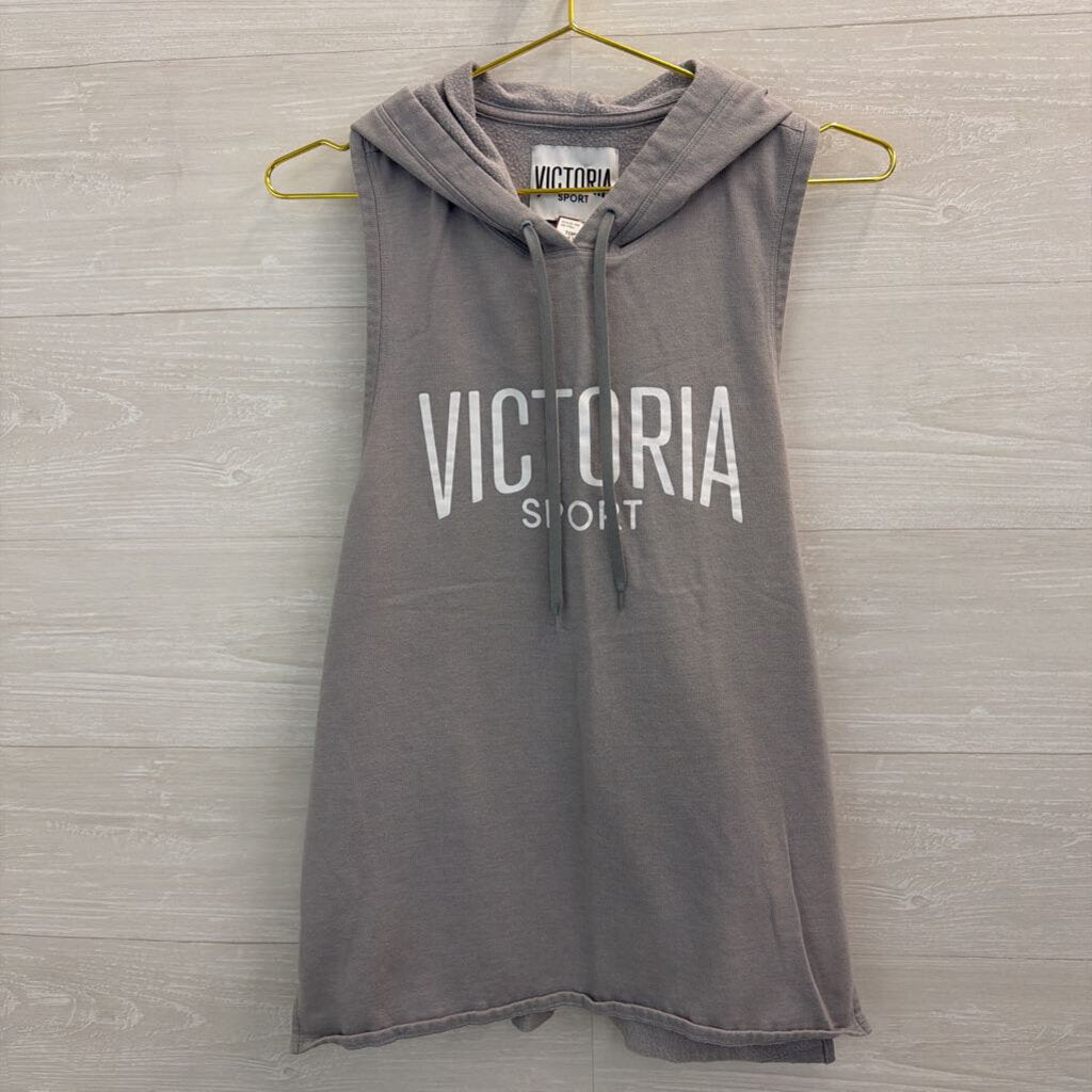 Victoria Sport Grey Hooded Tank Small