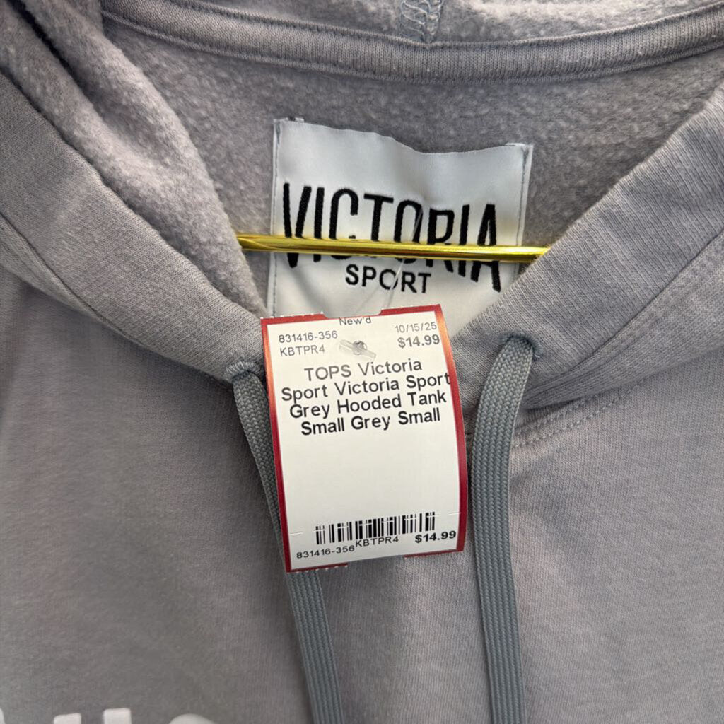 Victoria Sport Grey Hooded Tank Small