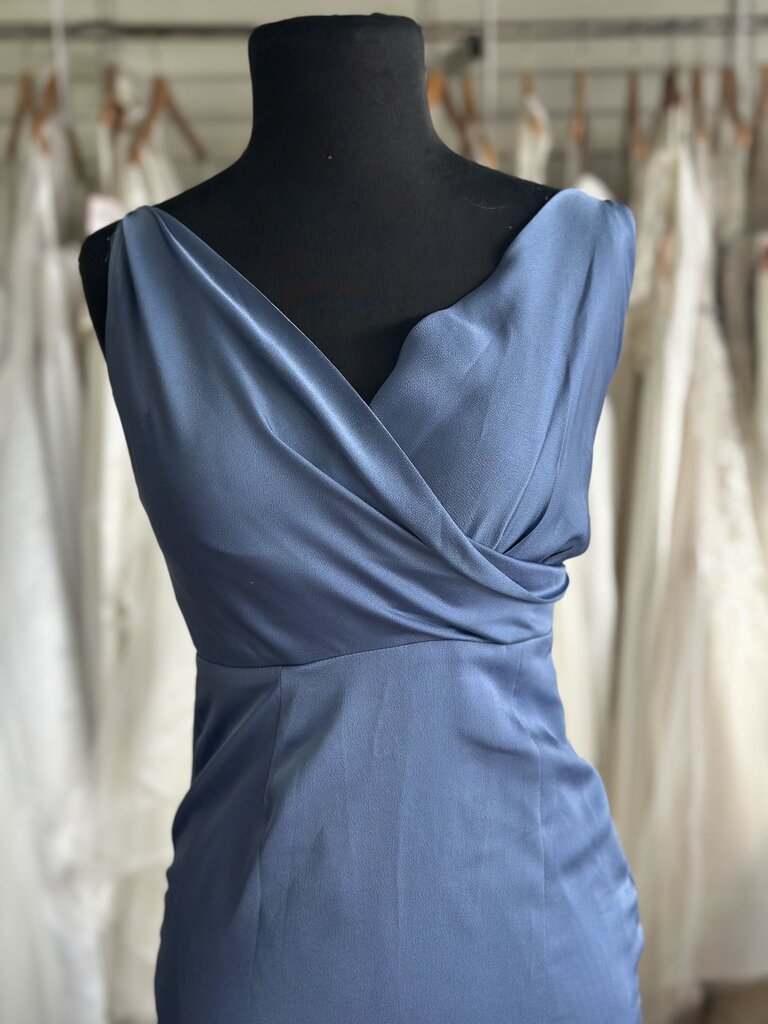 Keepsake Dusty Blue Evening Dress XS