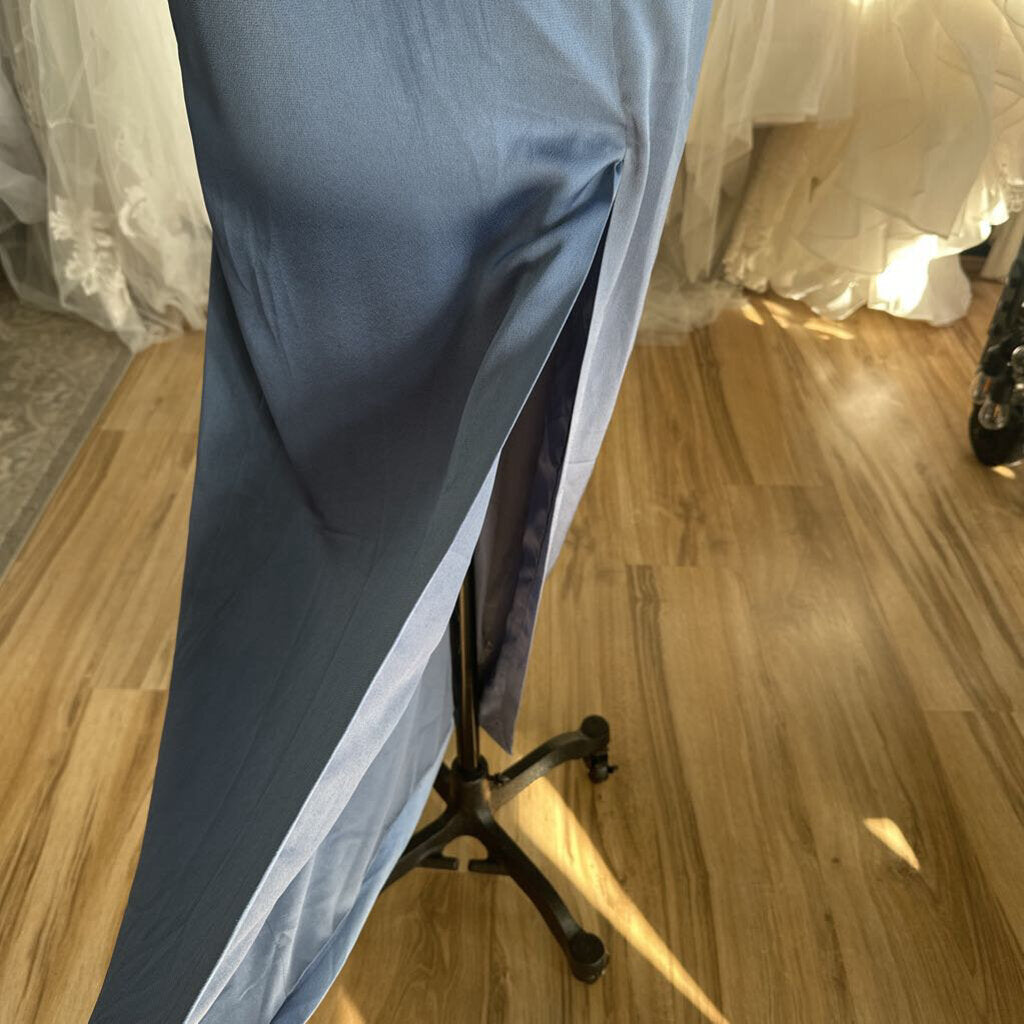 Keepsake Dusty Blue Evening Dress XS