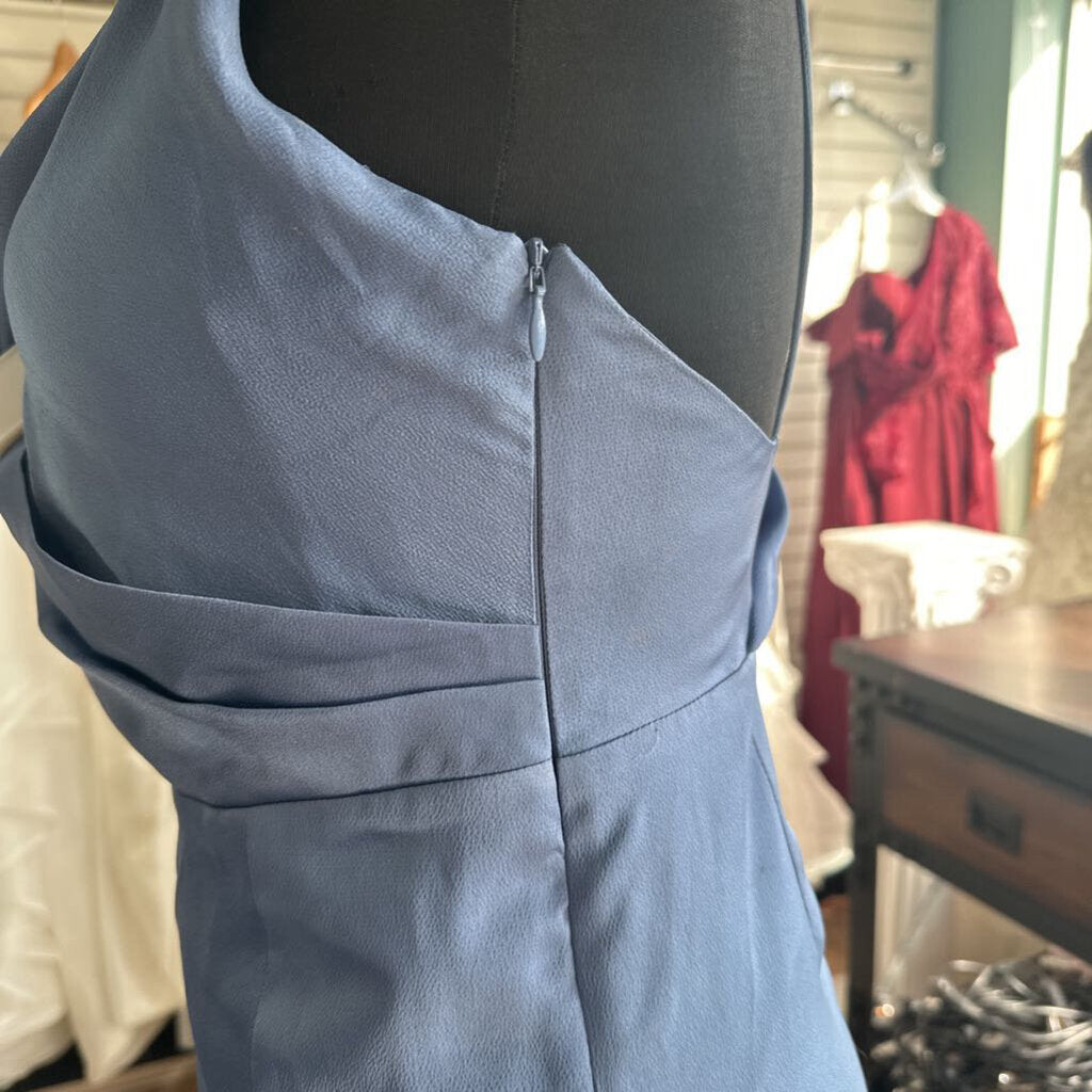 Keepsake Dusty Blue Evening Dress XS