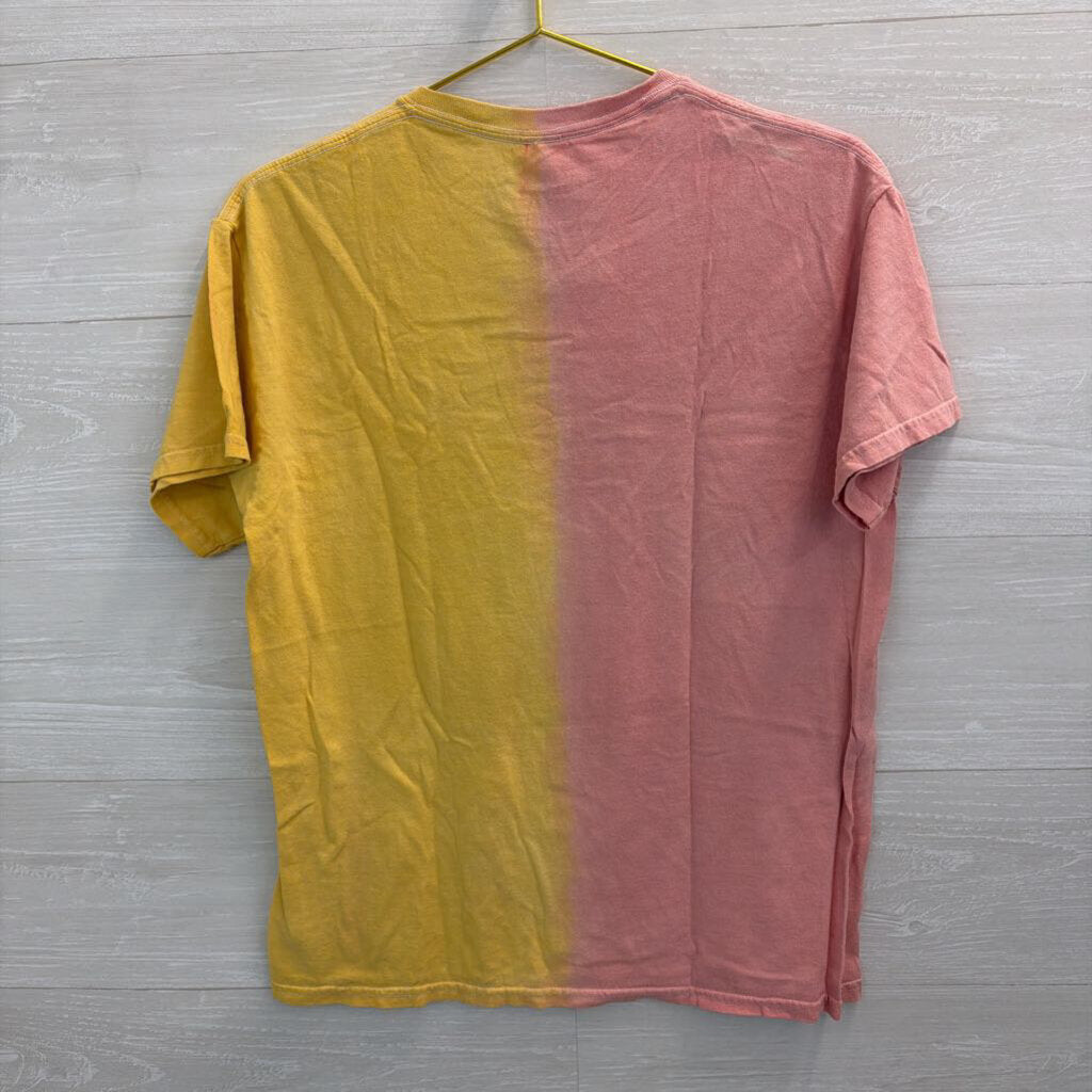 Def Leppard Pink/Yellow Graphic Tee S/M
