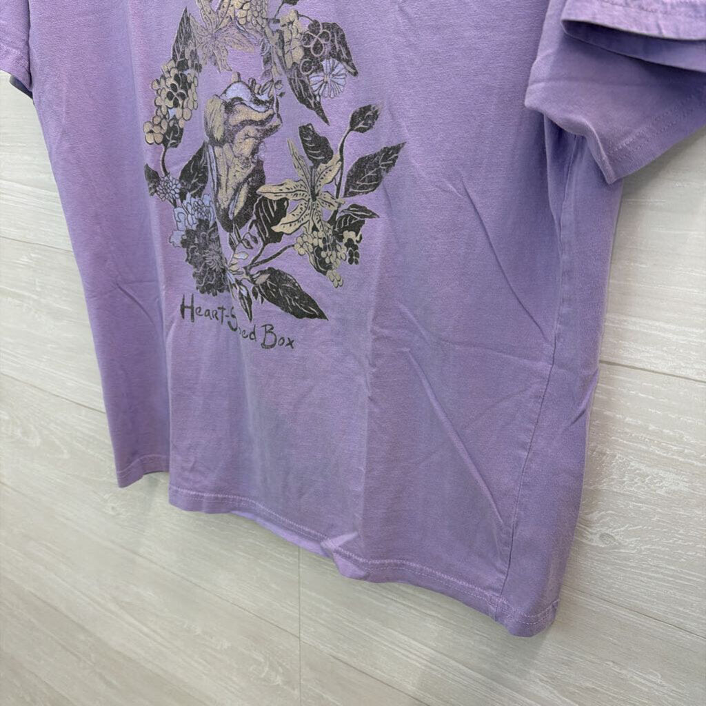 Nirvana Purple Graphic Tee Large