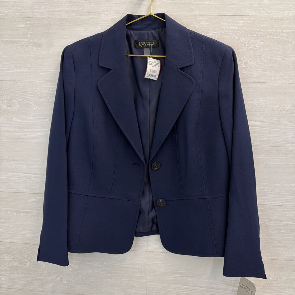 Vintage Kasper Navy Blazer Jacket 14