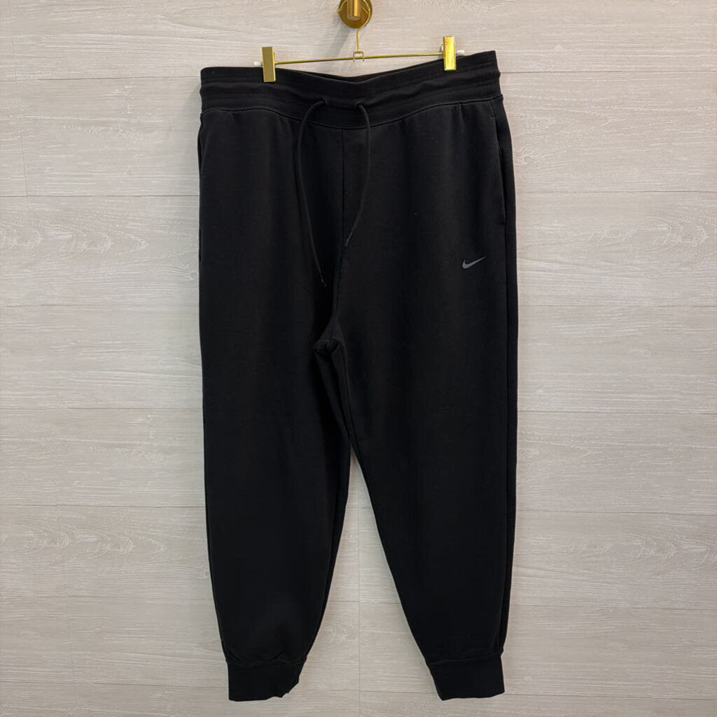 Nike Black Pull On Jogger Sweatpants Extra Large