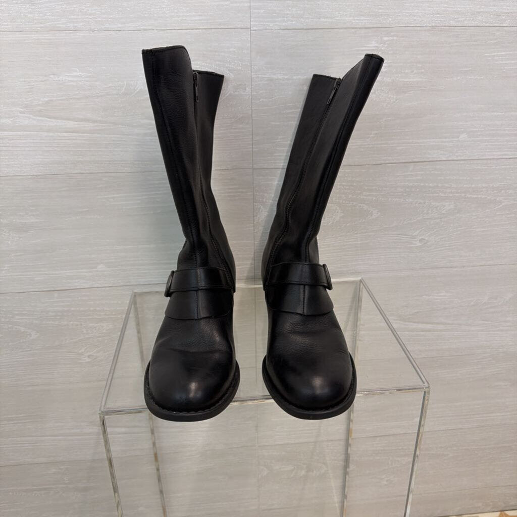 Born Black Leather Aubra Boots 11