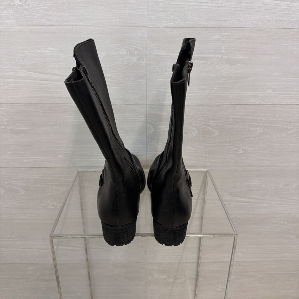 Born Black Leather Aubra Boots 11