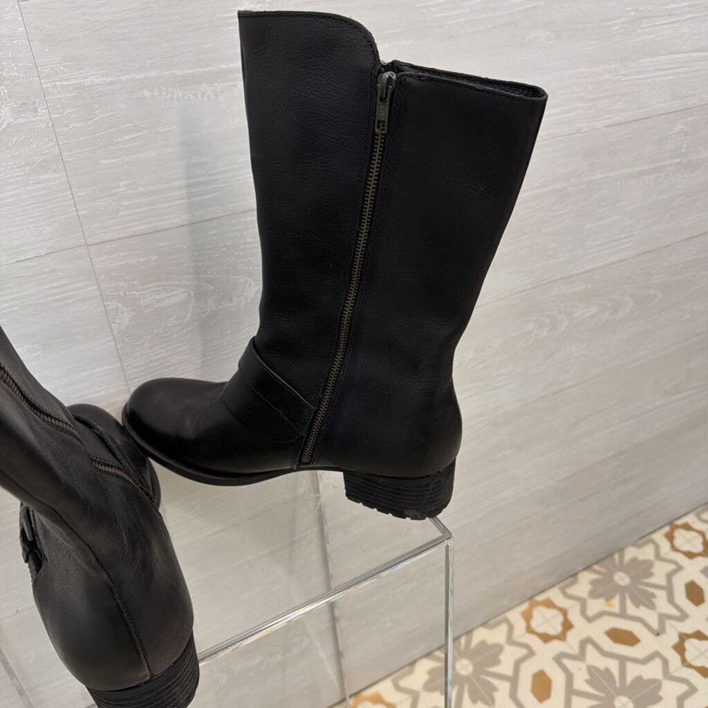 Born Black Leather Aubra Boots 11