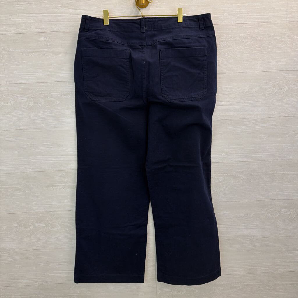 Gap Navy Wide Leg Trouser 16