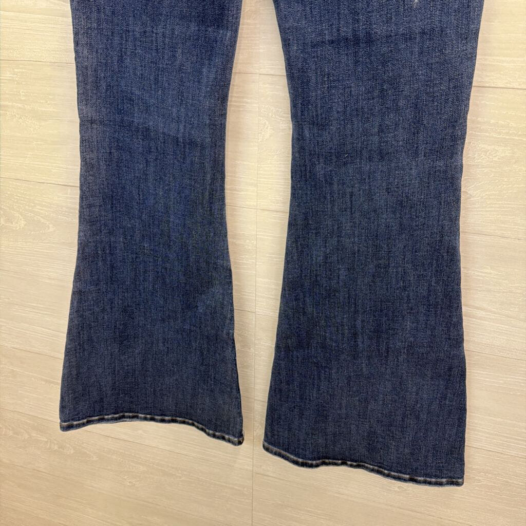 Vervet Bella High Rise Color Block Flare 30