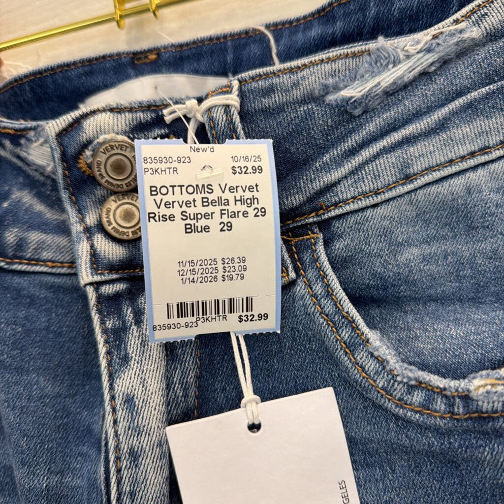 Vervet Bella High Rise Super Flare 29