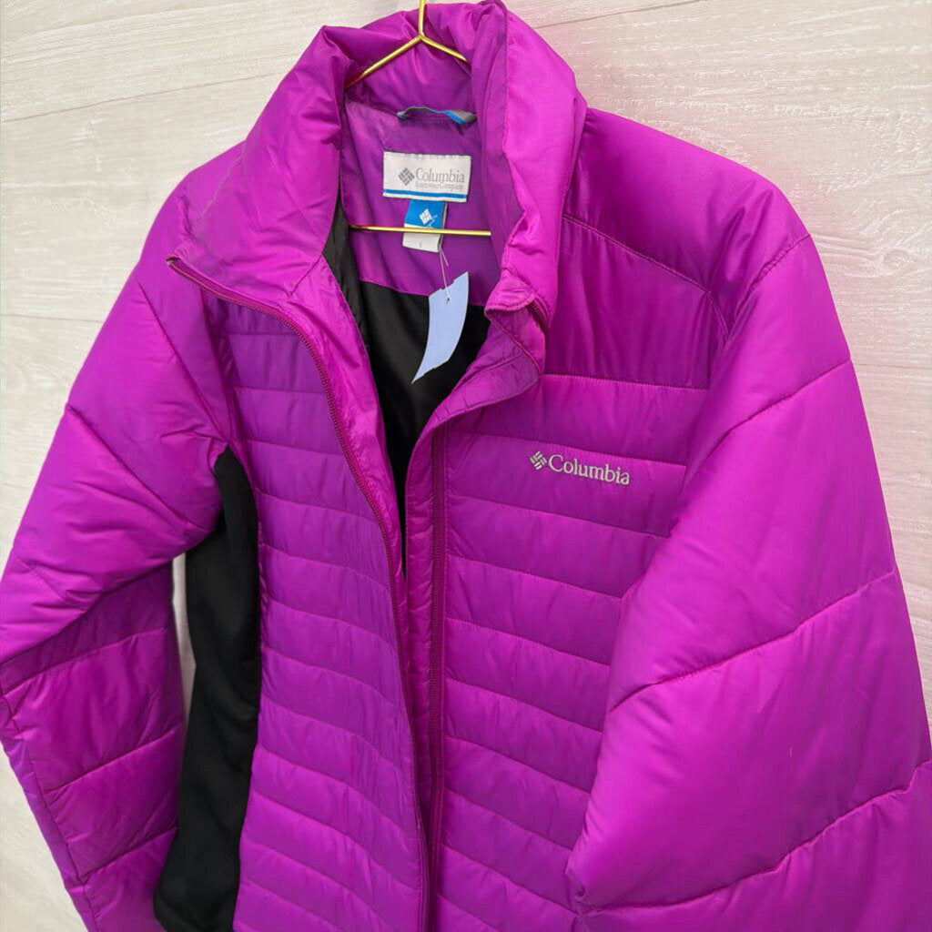 Columbia Powder Pillow Jacket Pink/Black Large