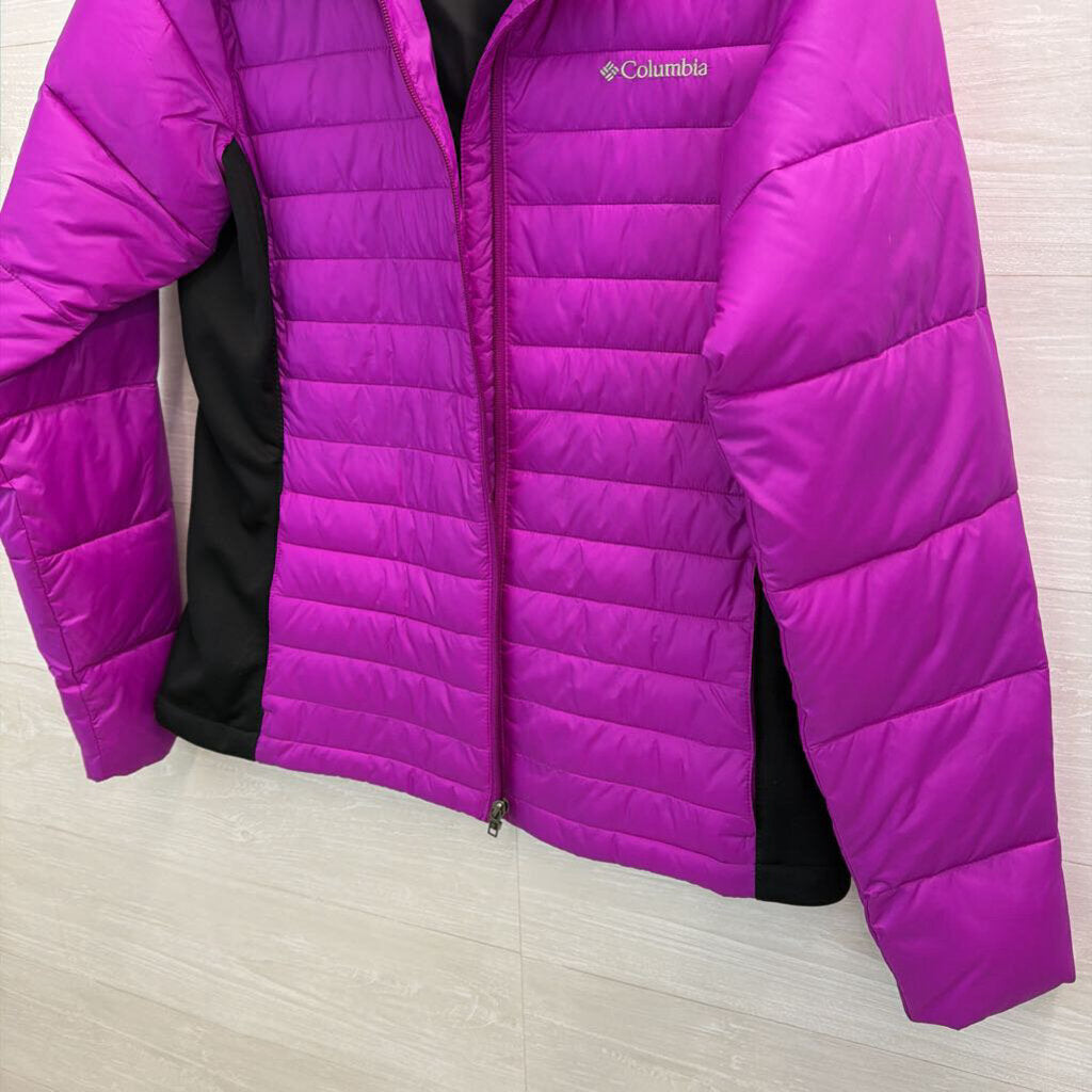 Columbia Powder Pillow Jacket Pink/Black Large