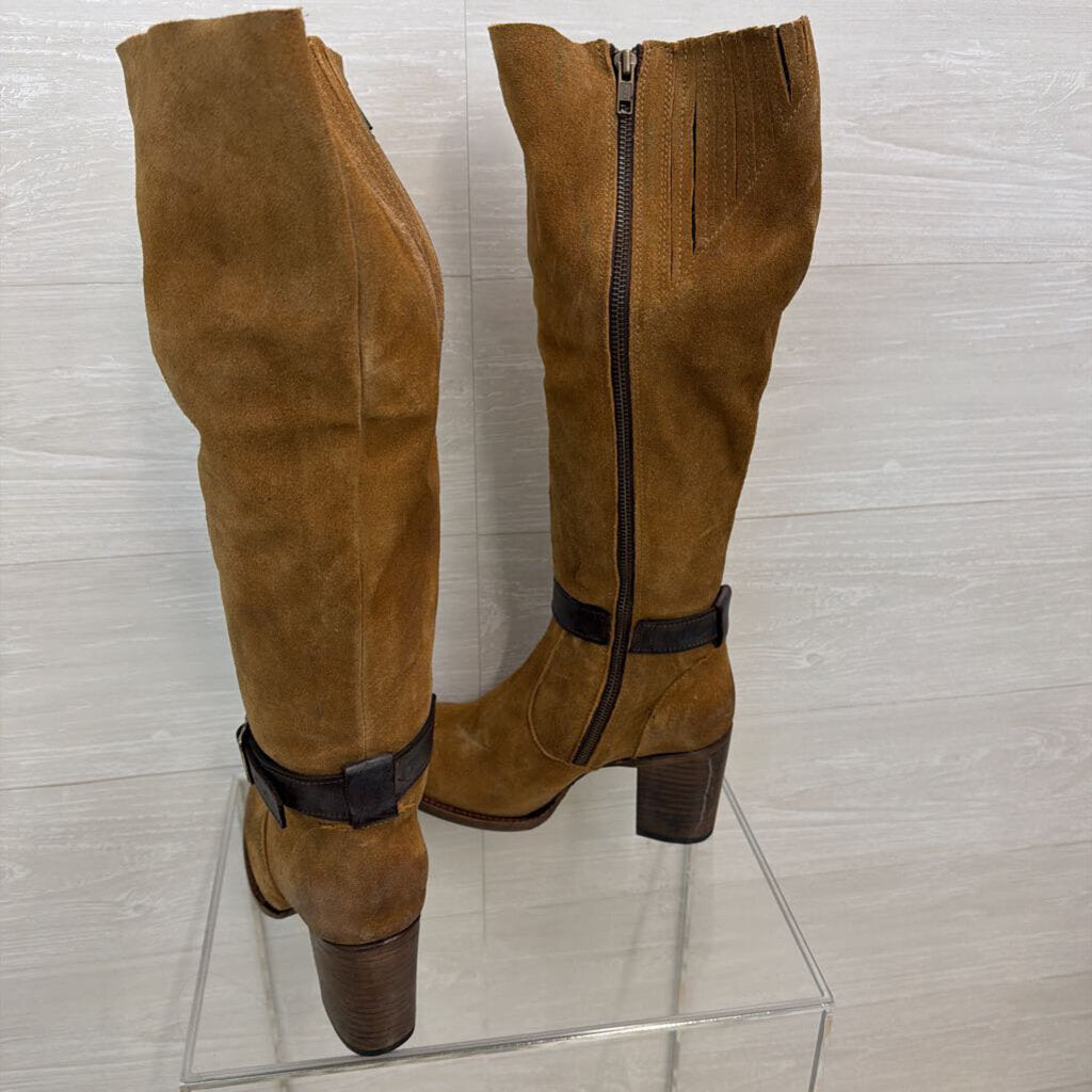 Freebird Brown Suede Leather Knee Holland Boots 9