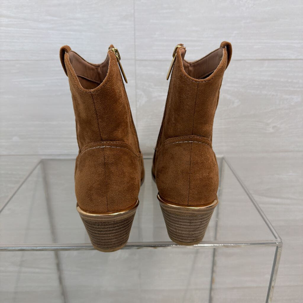 Hey Girl Brown Suede Quittin Time Fashion Western Boots 9