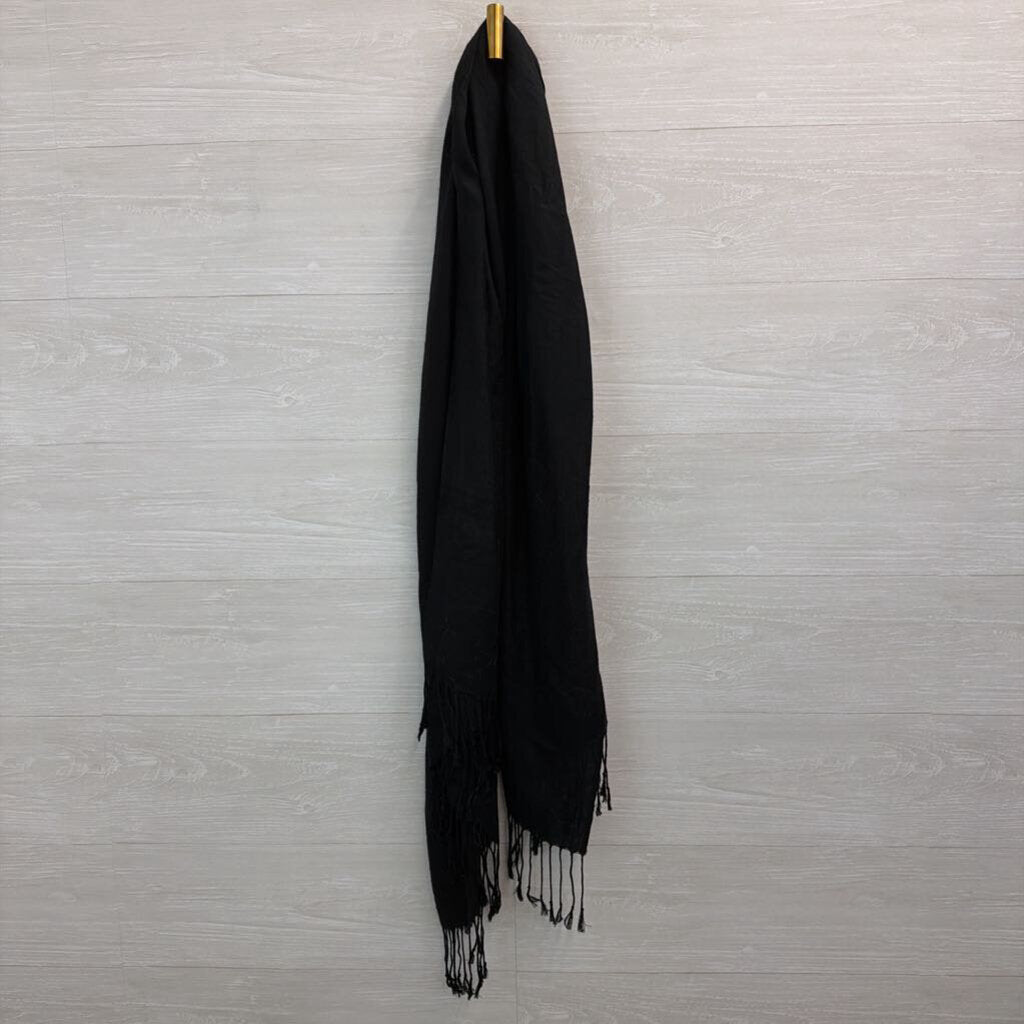 Black Print Scarf