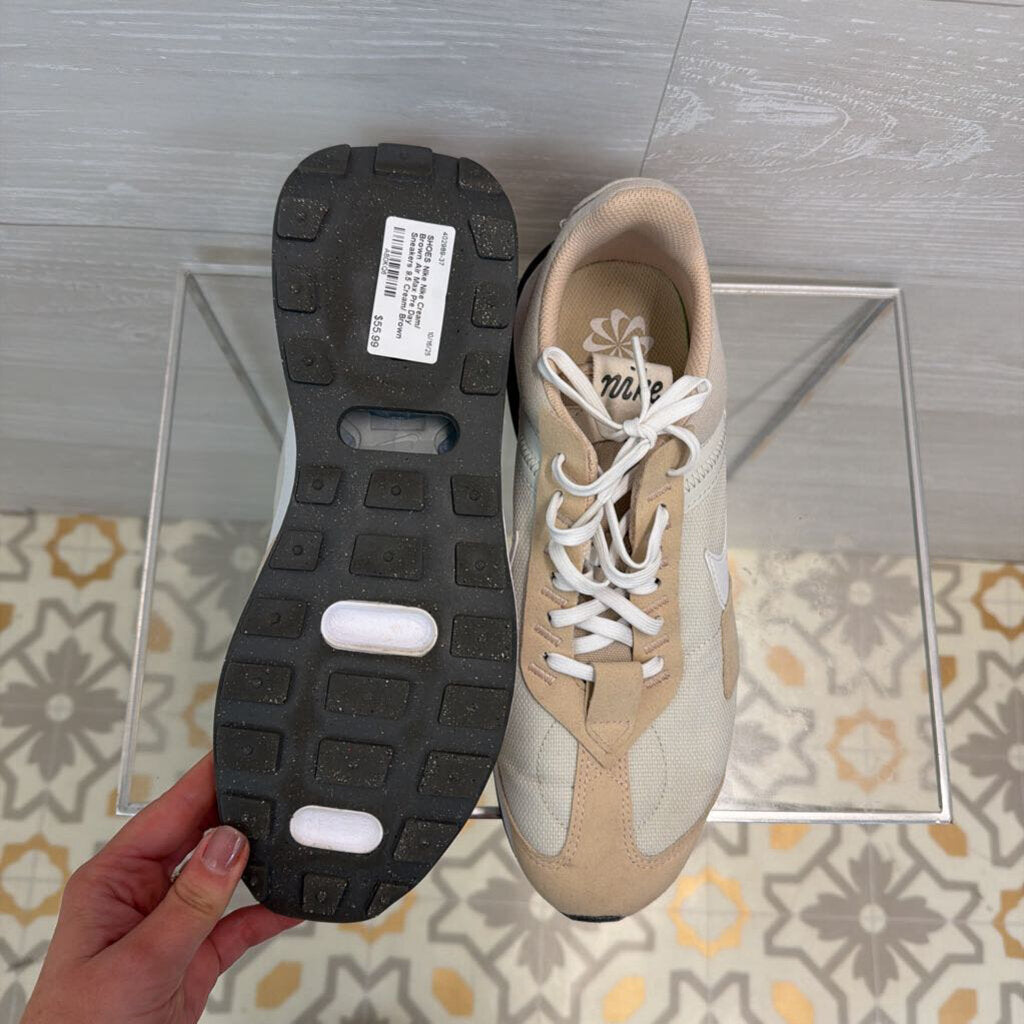 Nike Cream/ Brown Air Max Pre Day Sneakers 9.5