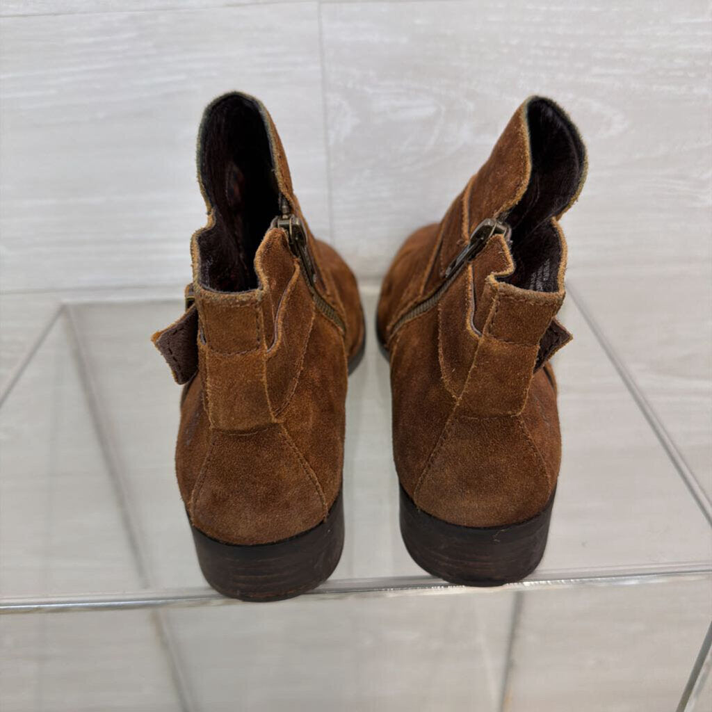 Born Brown Suede Trinculo Ankle Boots 7.5