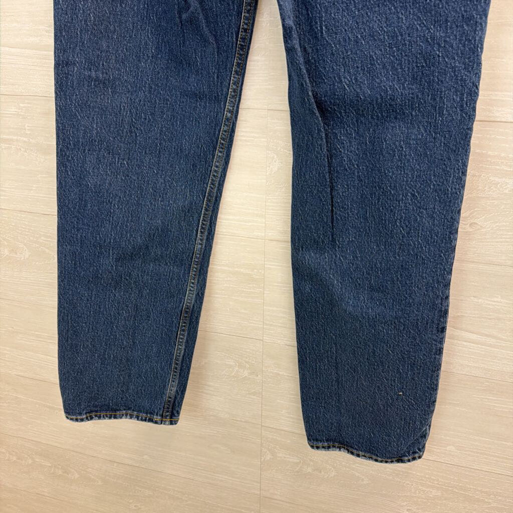 Abercrombie and Fitch Dark Wash The Vintage Straight High Rise Jeans 25L