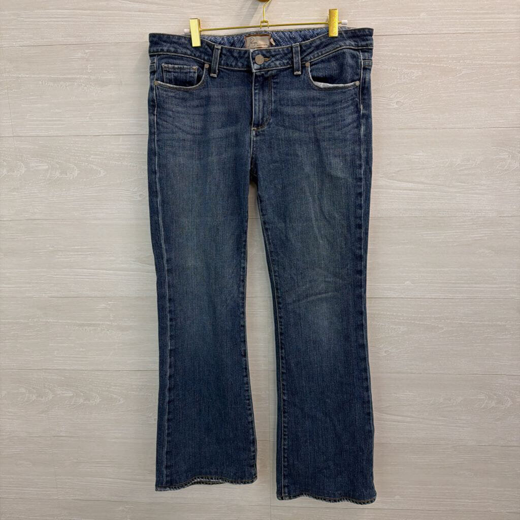 Paige Medium Wash Hollywood Hills Jeans 32