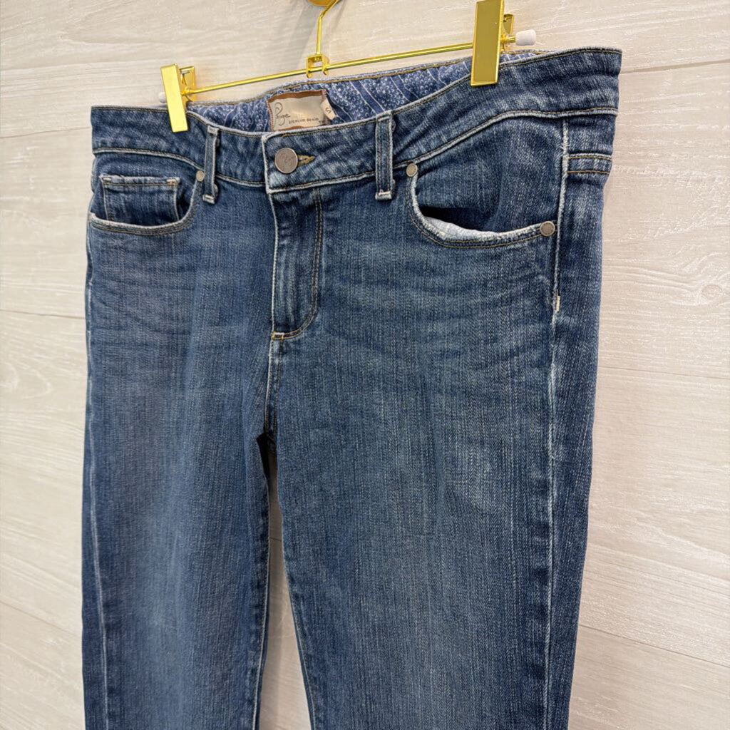 Paige Medium Wash Hollywood Hills Jeans 32