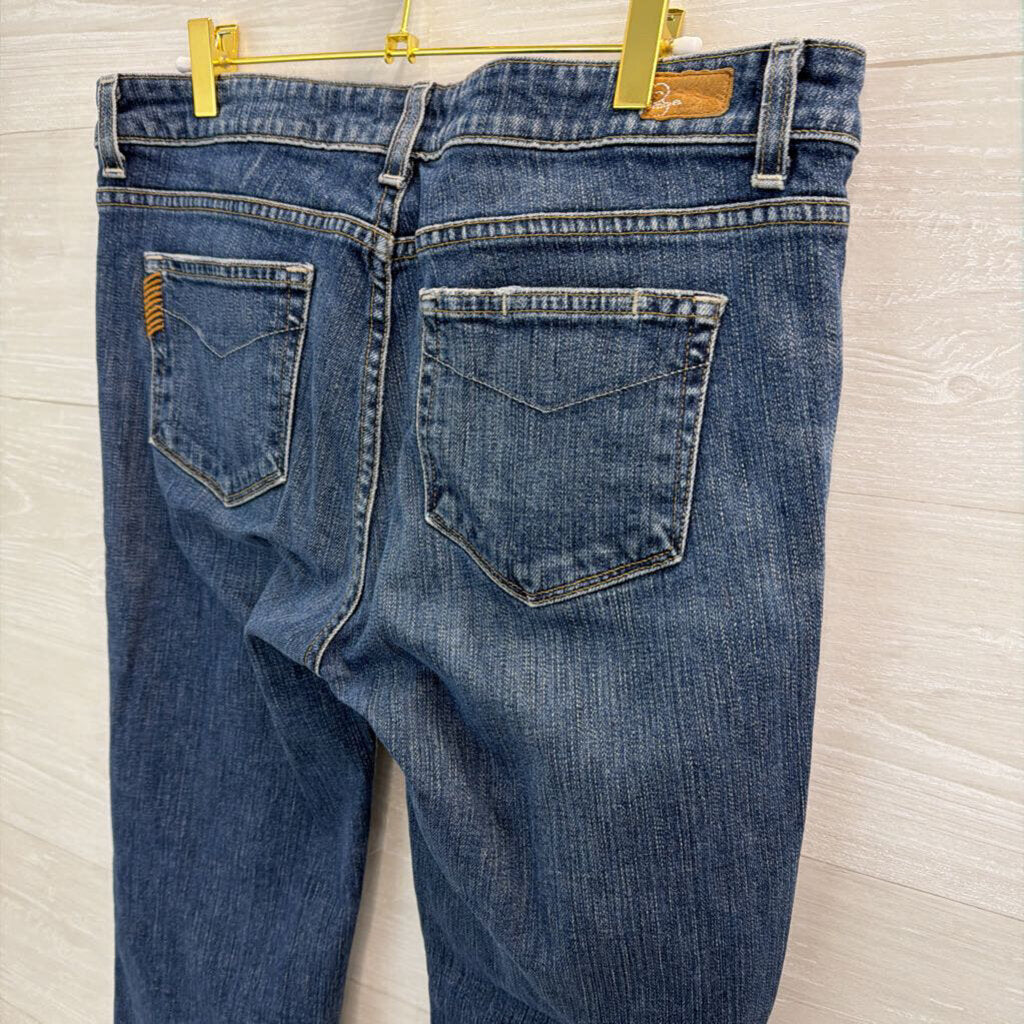 Paige Medium Wash Hollywood Hills Jeans 32