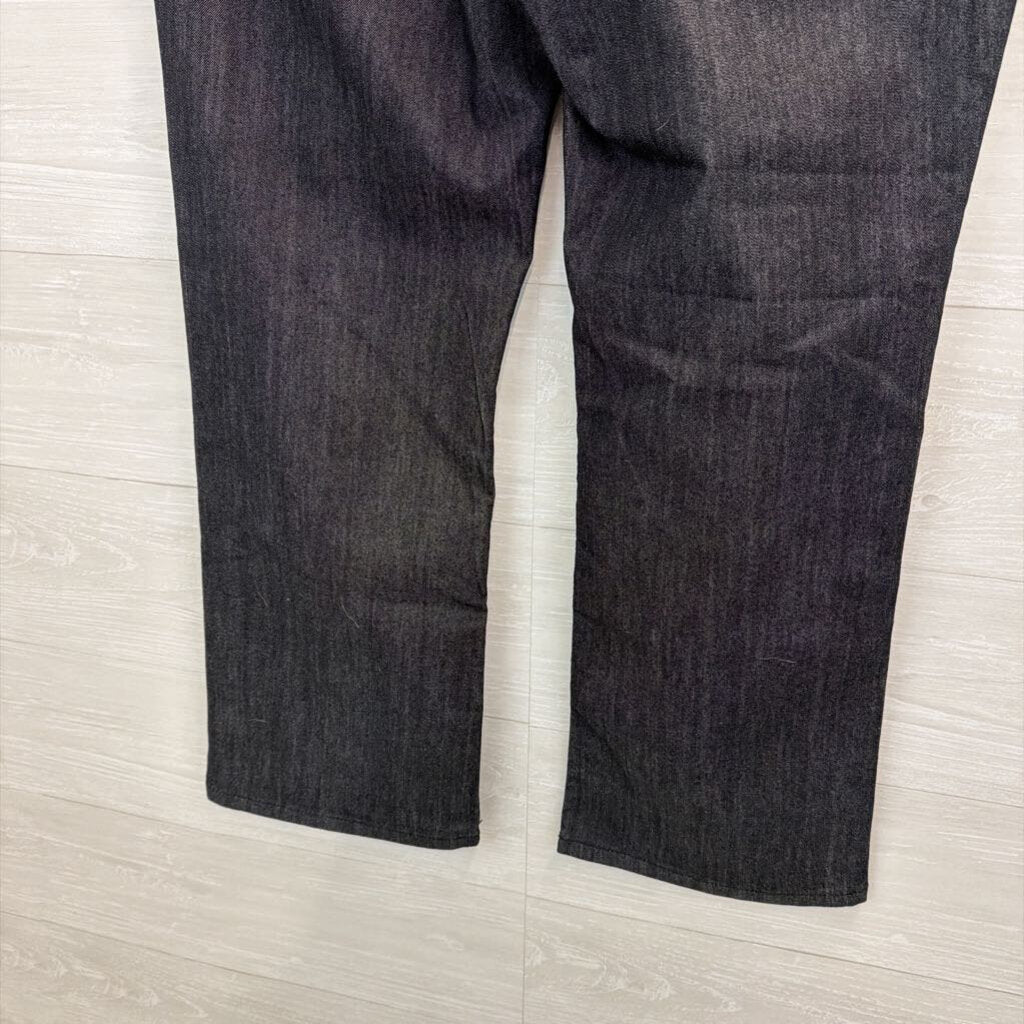 Pilcro Black Denim Wide Leg Jeans 33