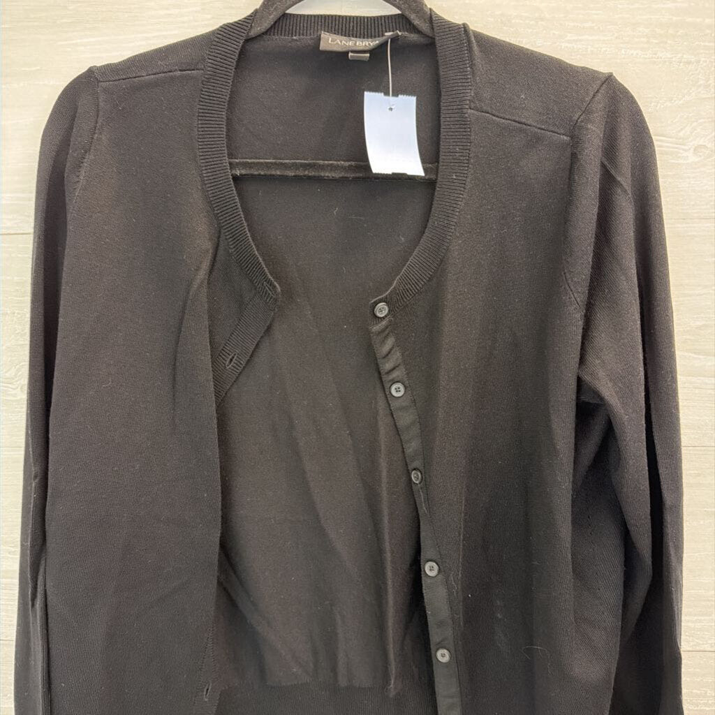 Lane Bryant Black Button Front Cardigan Sweater 14/16