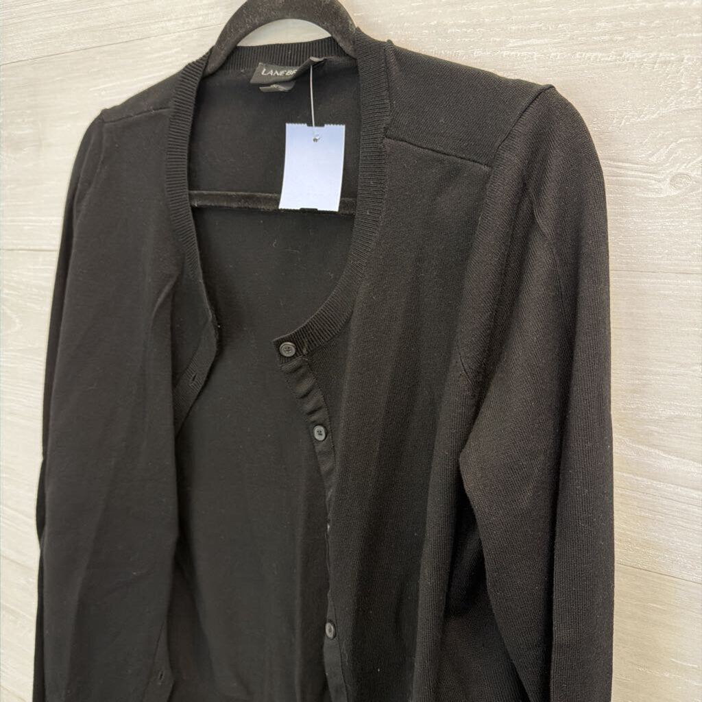 Lane Bryant Black Button Front Cardigan Sweater 14/16