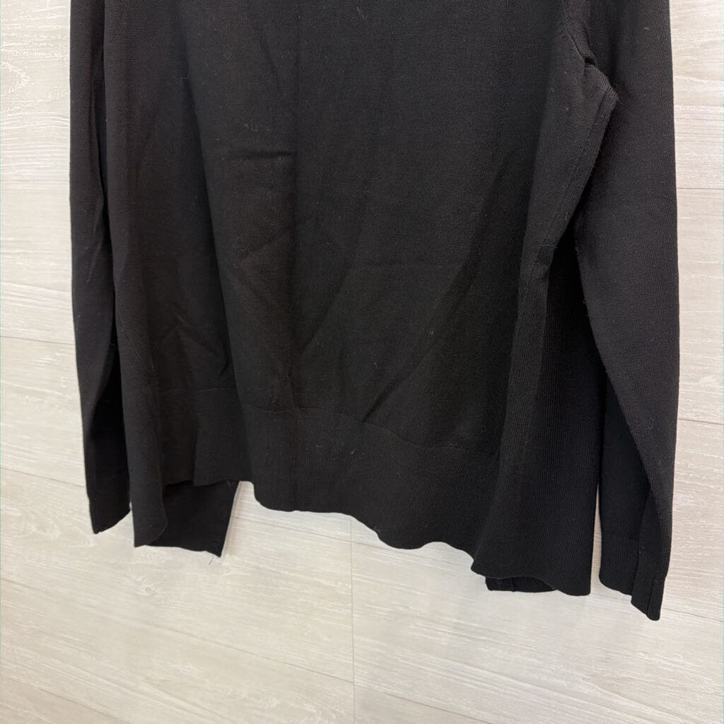 Lane Bryant Black Button Front Cardigan Sweater 14/16