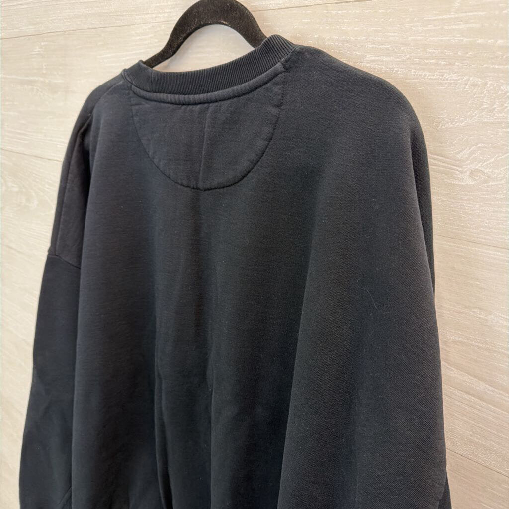 Wrangler Black Long Sleeve Graphic Pullover Extra Large