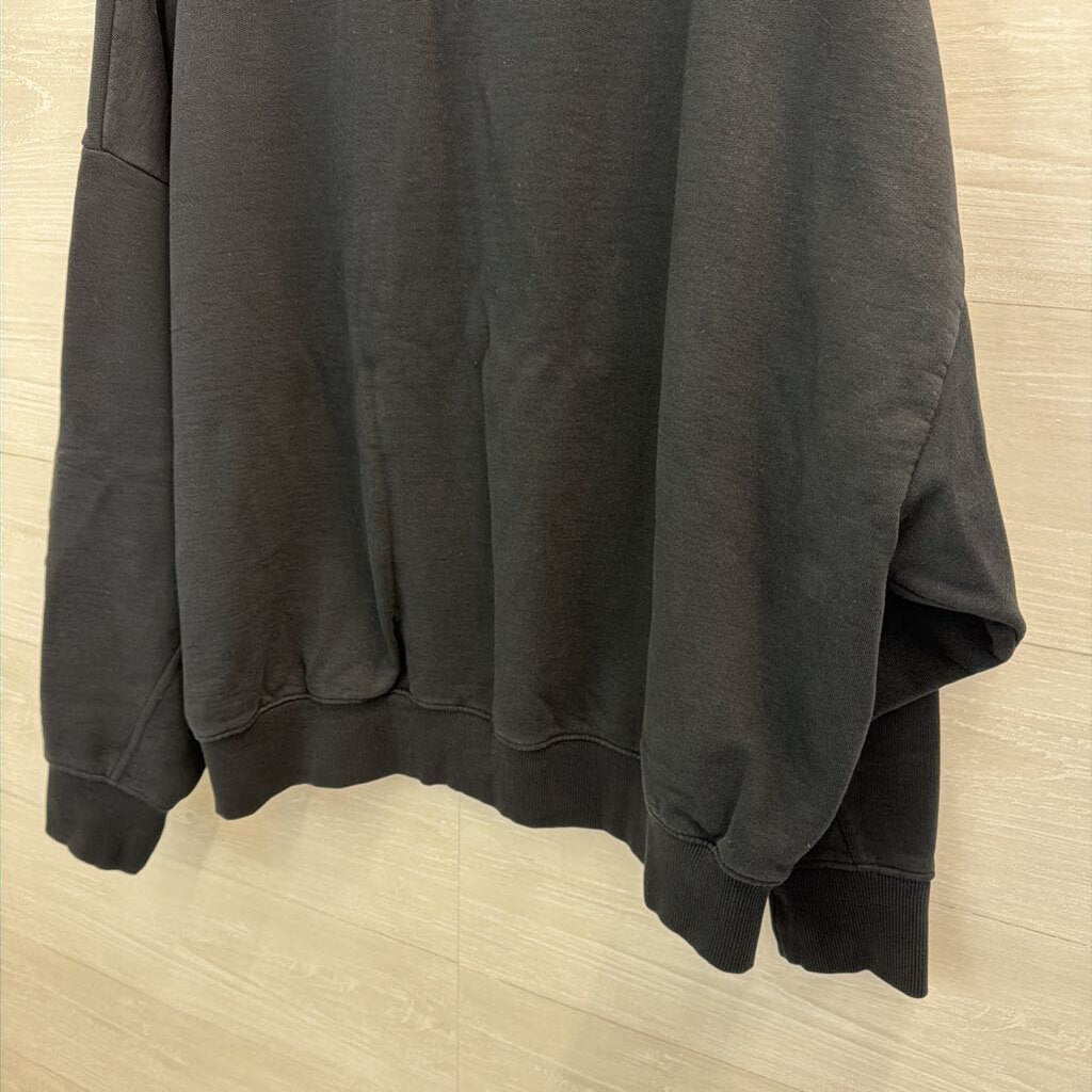 Wrangler Black Long Sleeve Graphic Pullover Extra Large