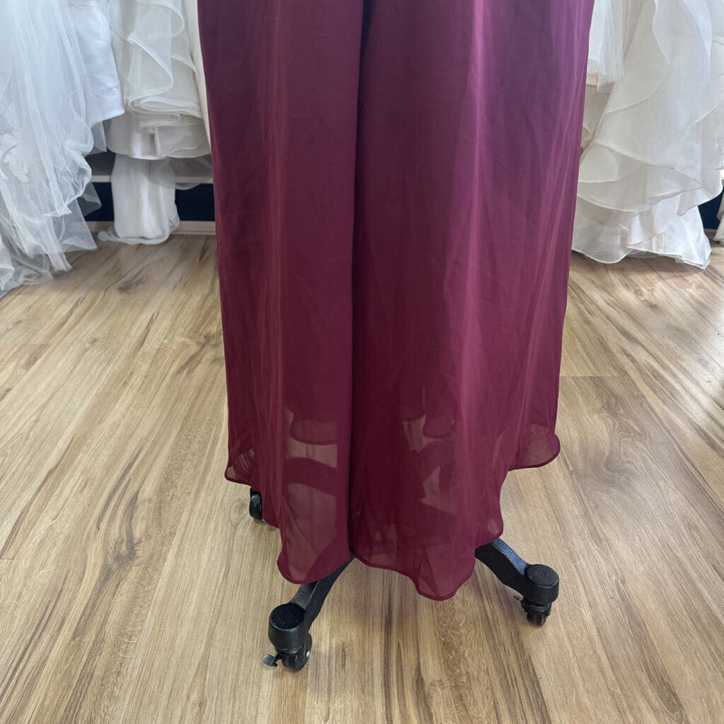 Lace Top Corset Back Long Dress 16
