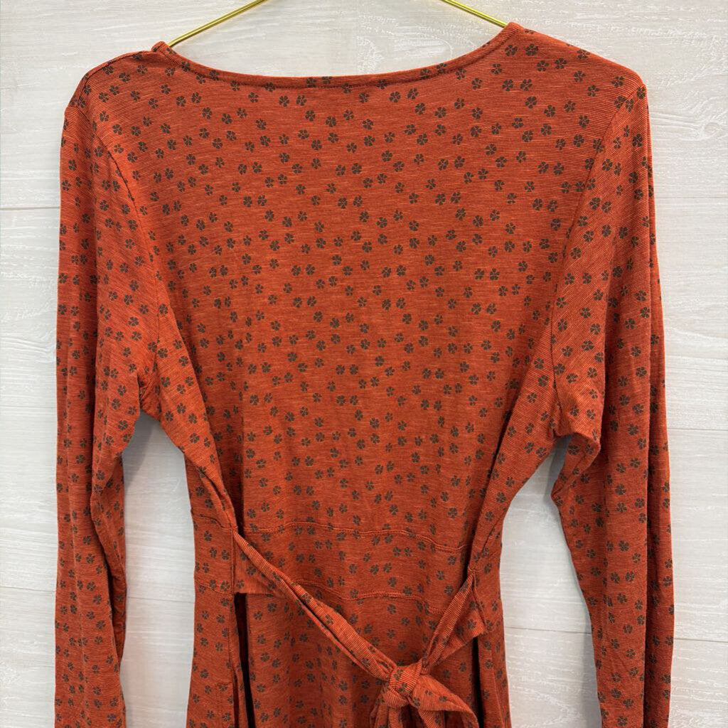 Toad & Co Long Sleeve Wrap Dress Large
