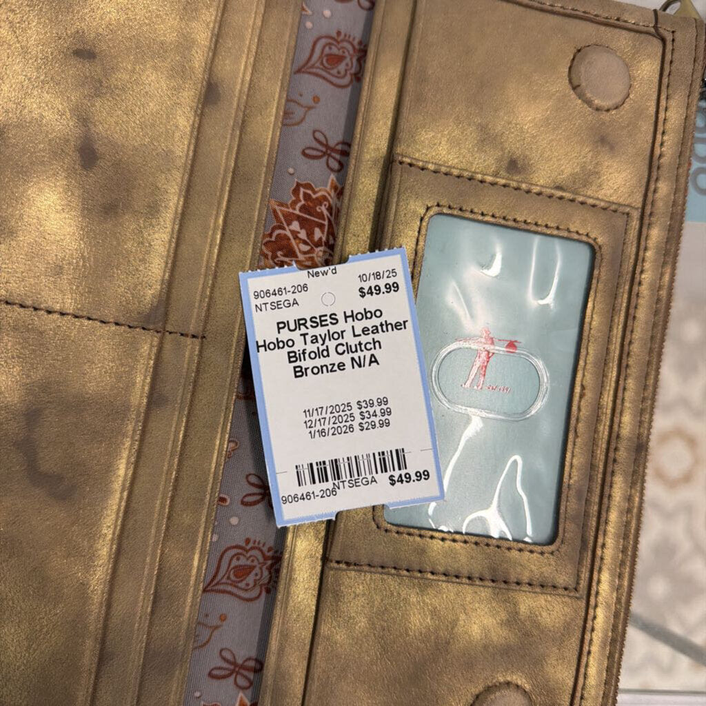 Hobo Taylor Leather Bifold Clutch