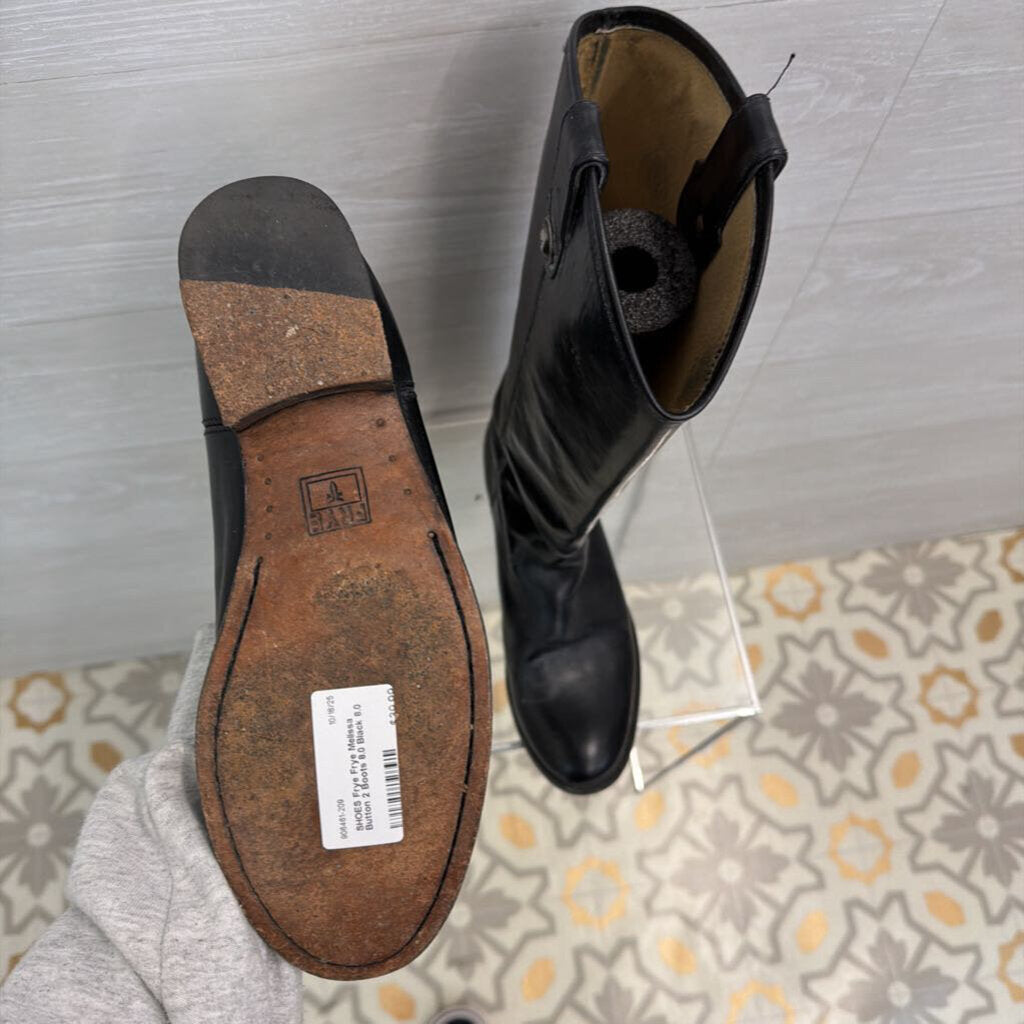 Frye Melissa Button 2 Boots 8.0