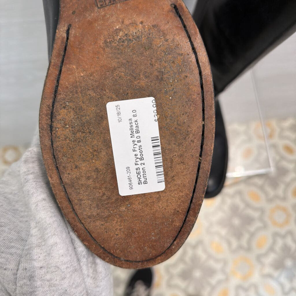 Frye Melissa Button 2 Boots 8.0