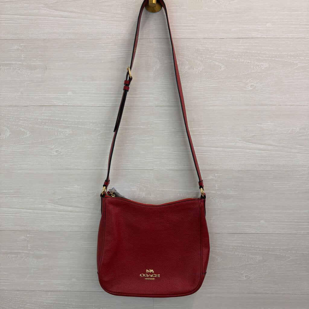 Coach Ellie File Bag Red Crossbody