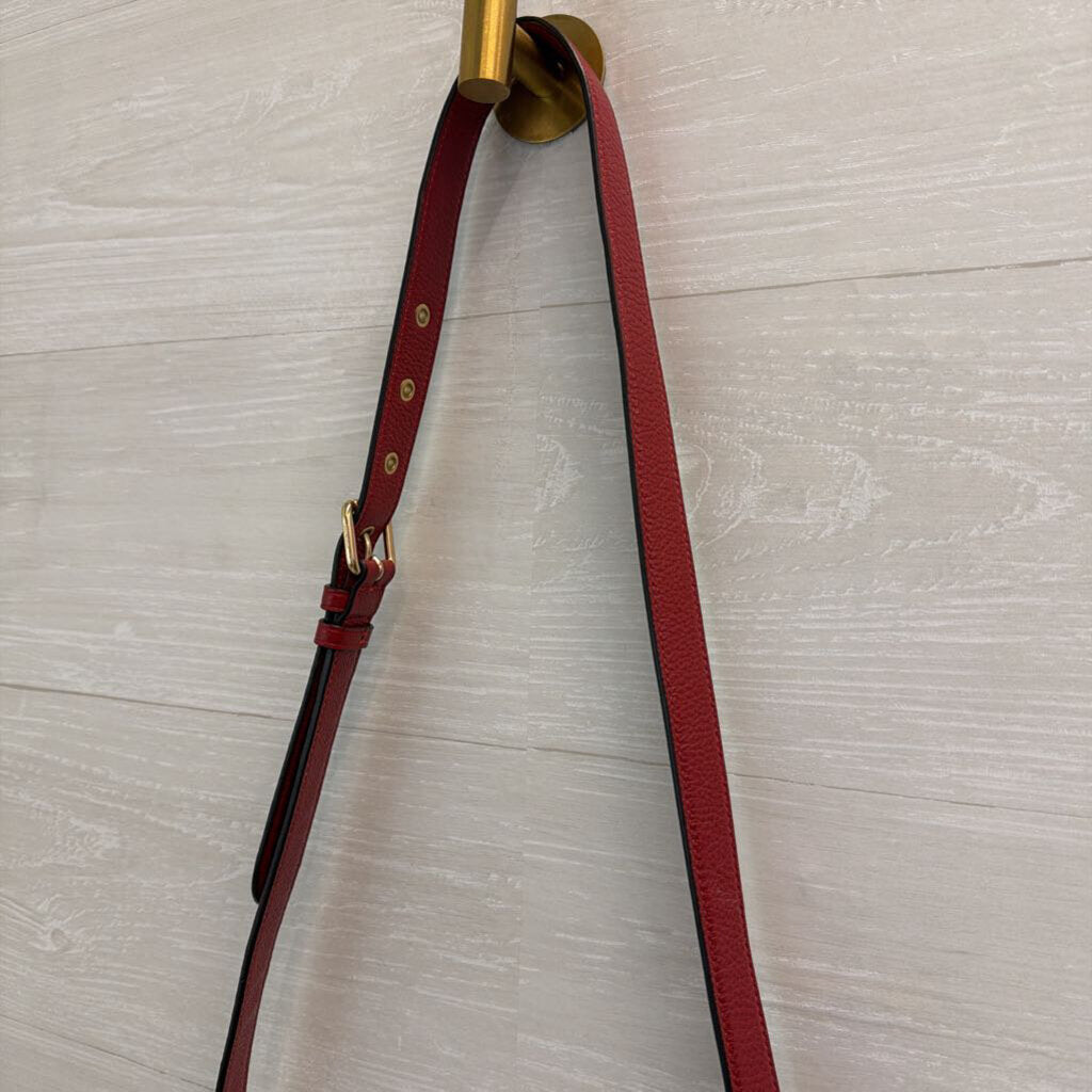 Coach Ellie File Bag Red Crossbody