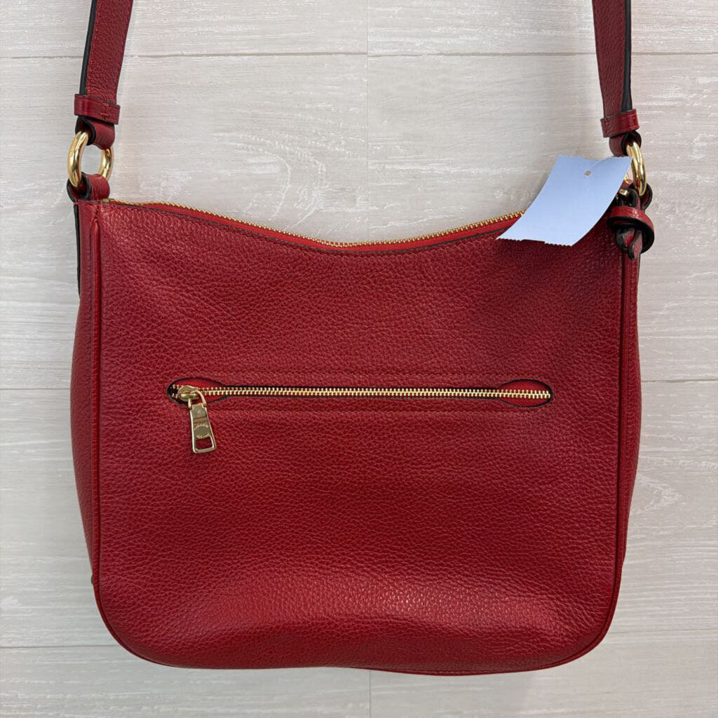 Coach Ellie File Bag Red Crossbody