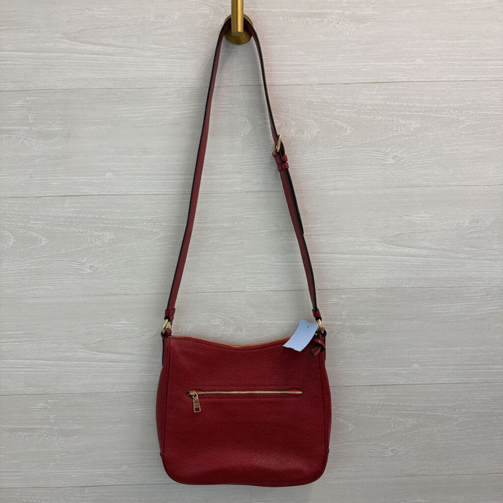 Coach Ellie File Bag Red Crossbody