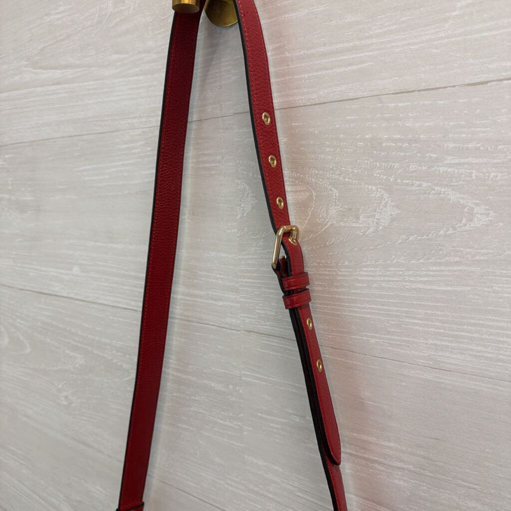 Coach Ellie File Bag Red Crossbody
