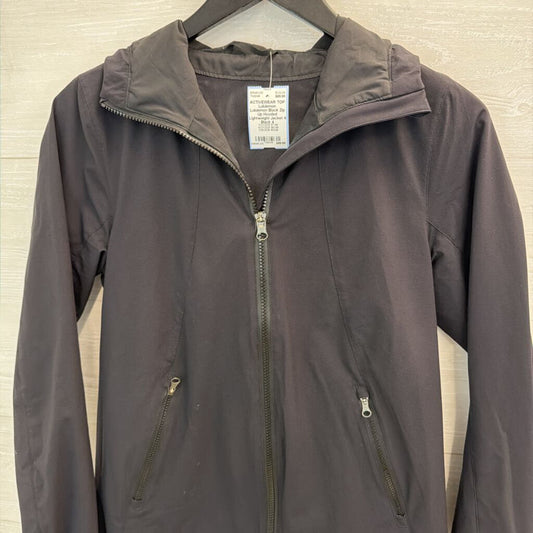 Lululemon Black Zip Up Hooded Lightweight Jacket 4