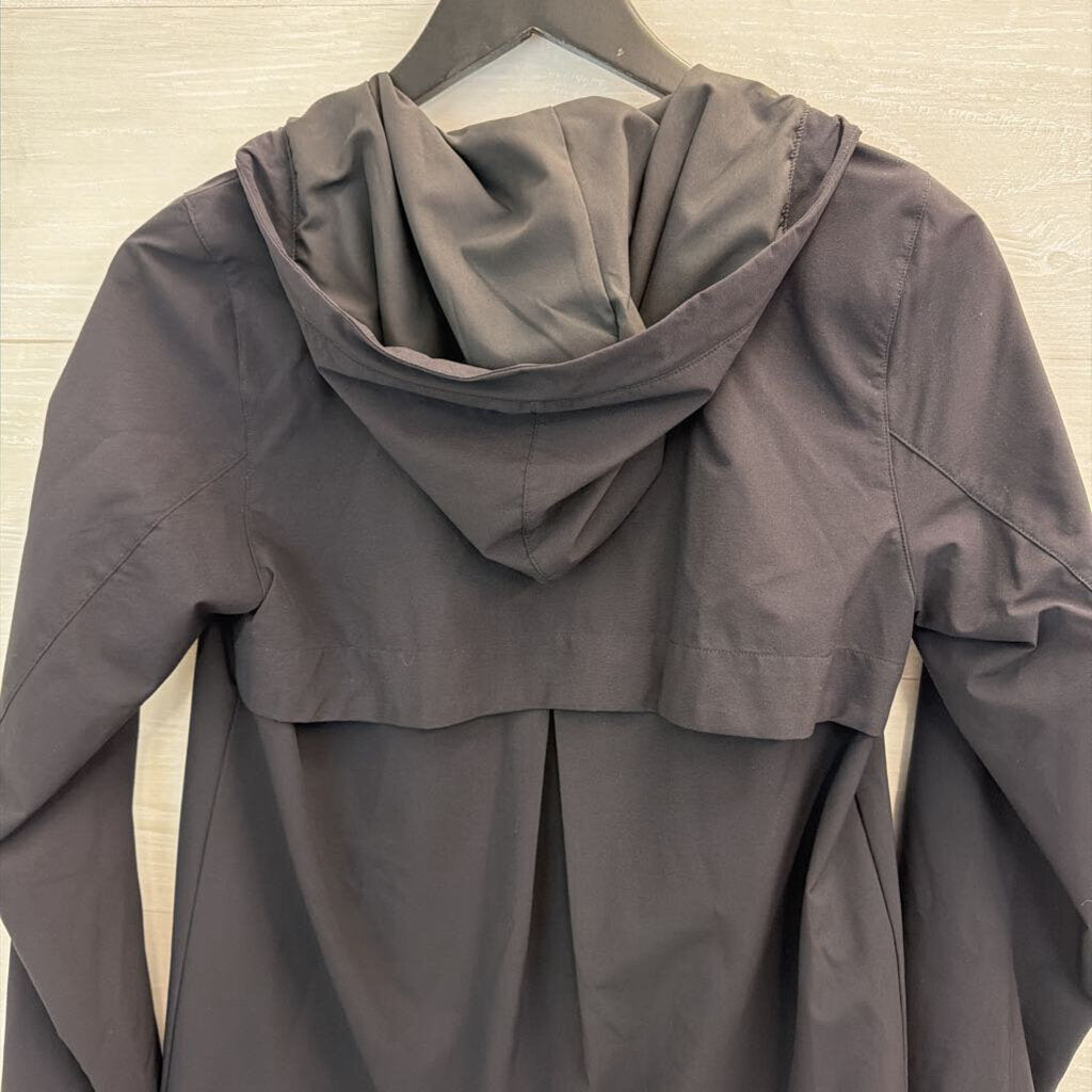 Lululemon Black Zip Up Hooded Lightweight Jacket 4
