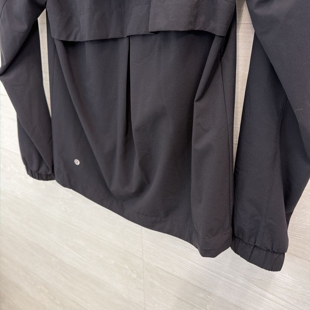 Lululemon Black Zip Up Hooded Lightweight Jacket 4