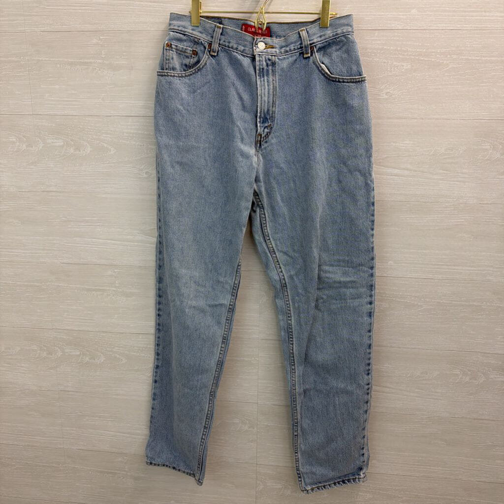 Levi Light Wash Classic Relaxed 550 Jeans 12 Long