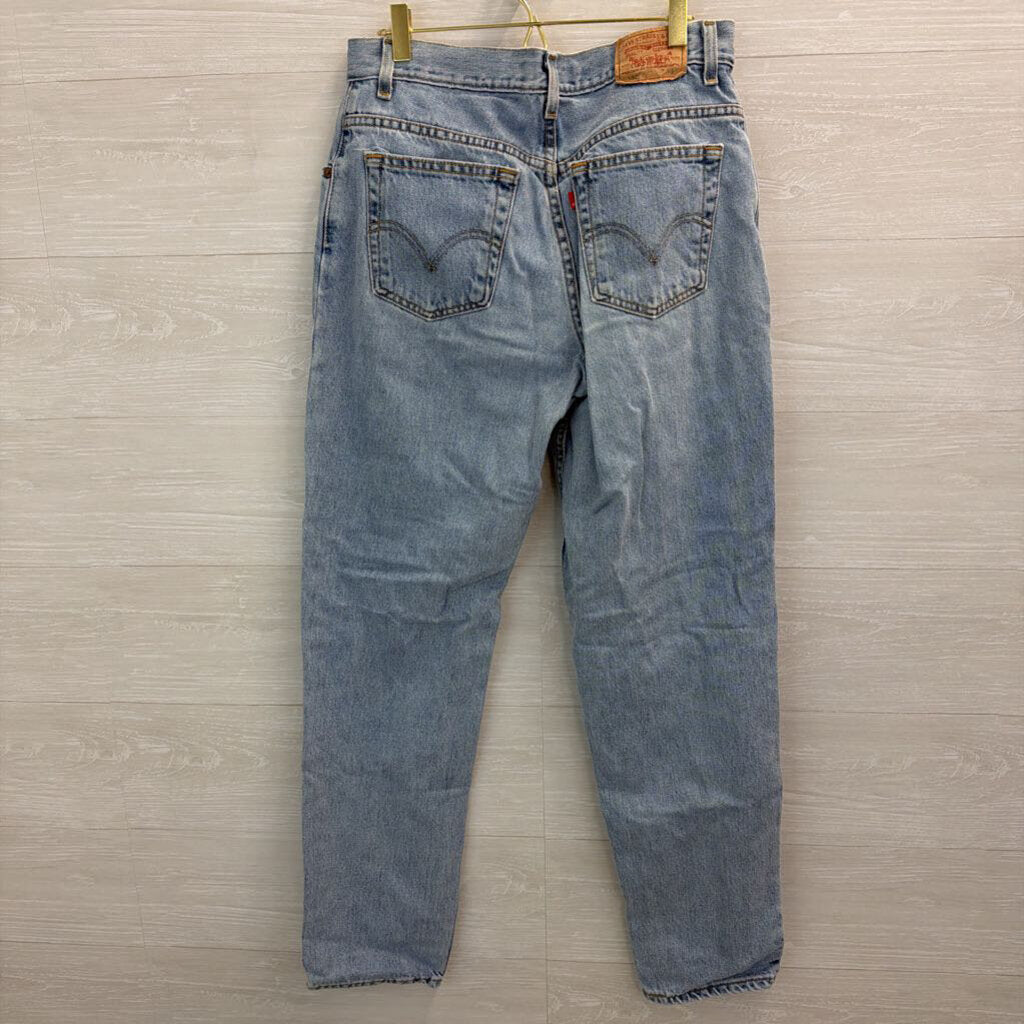 Levi Light Wash Classic Relaxed 550 Jeans 12 Long